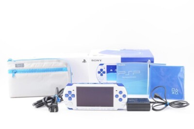 RARE COLLECTORS ITEM SONY PSP ValuePack White & Blue Console Japan