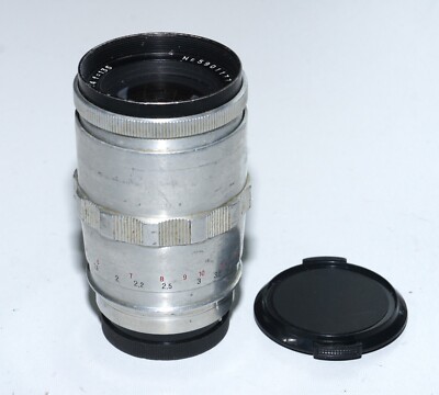 Carl Zeiss Jena Sonnar lens 4/135 mm Silver Branded as 