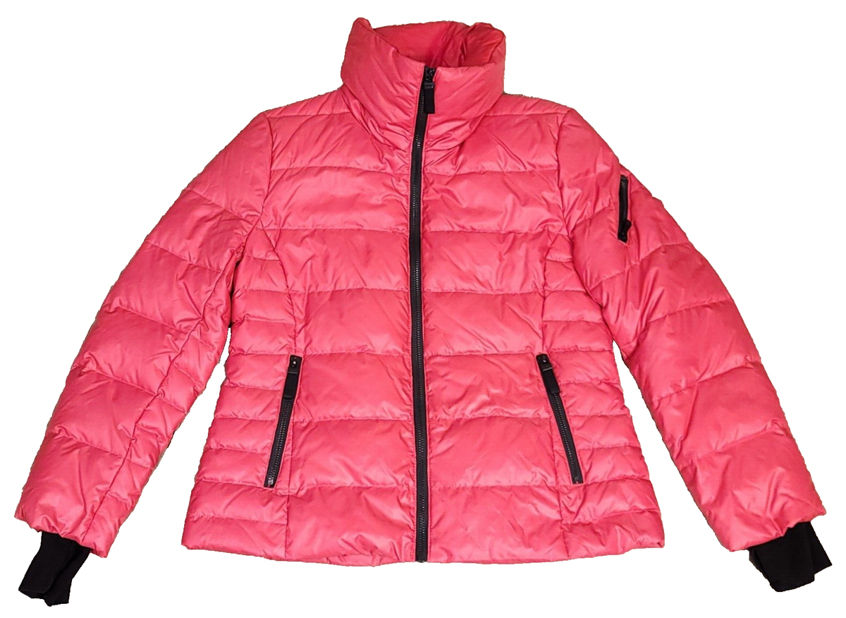 Andrew Marc New York Pink Down Filled Puffer Jacket Women's Size L