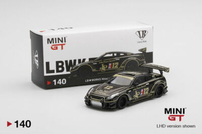 MINI GT 140 LB WORKS Nissan GT-R (R35) JPS Type 2, Rear Wing ver 3