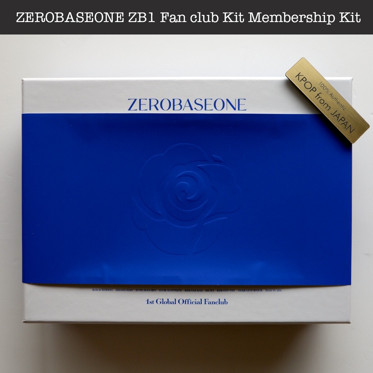ZEROBASEONE ZB1 Fan club Kit Membership Kit Membership card