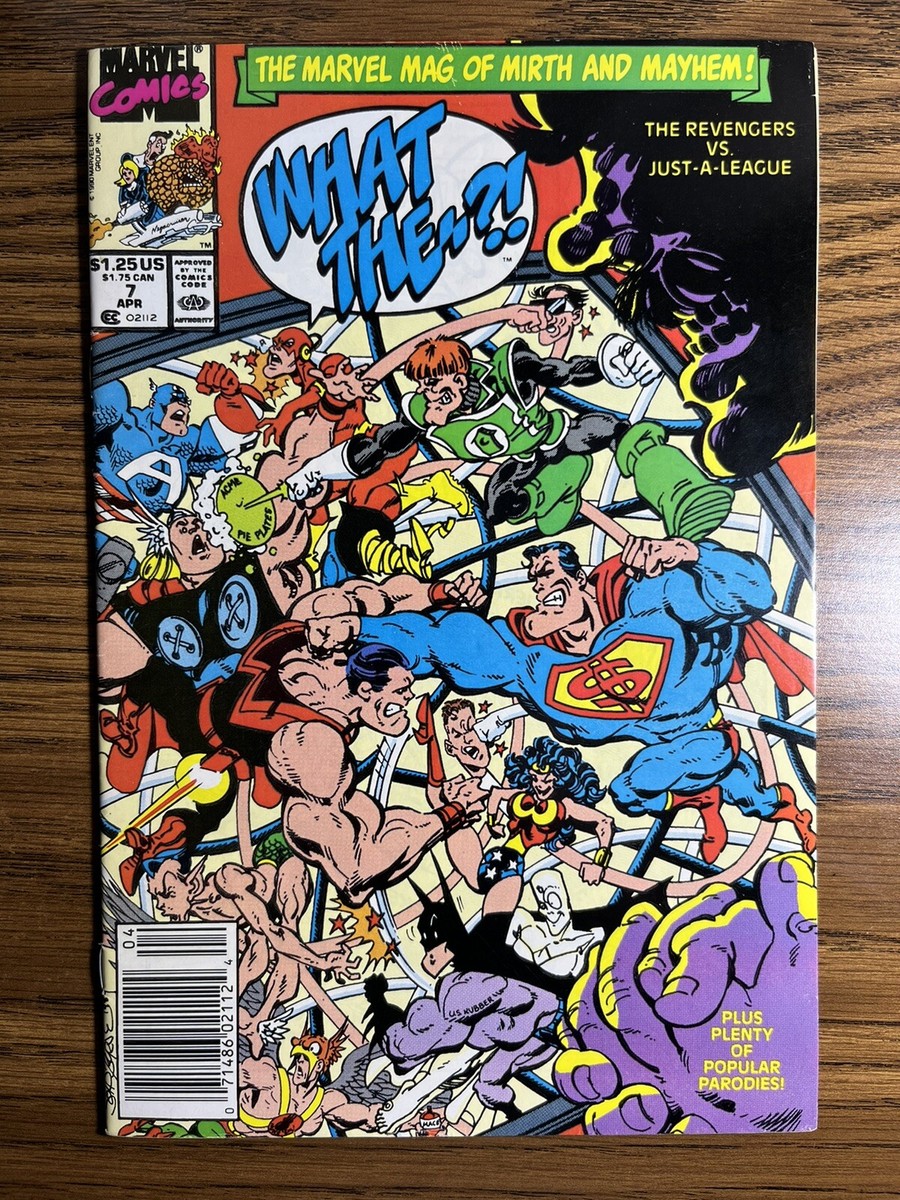 WHAT THE.. ? 7 NEWSSTAND 1ST APP MILK AND COOKIES MARVEL COMICS