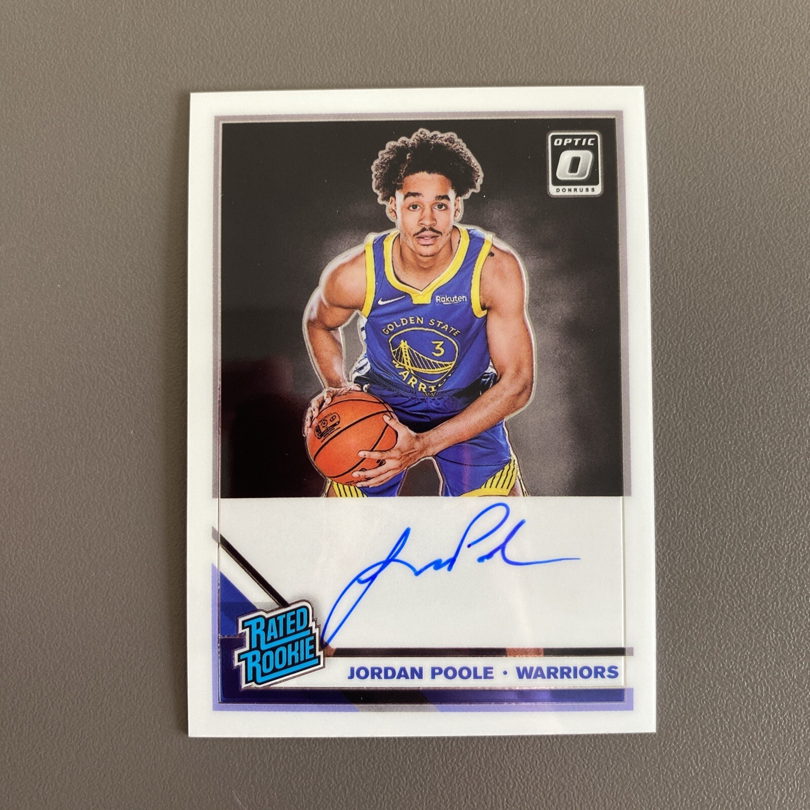 Jordan Poole 2019 Optic #169 Rated Rookie Signatures Price Guide