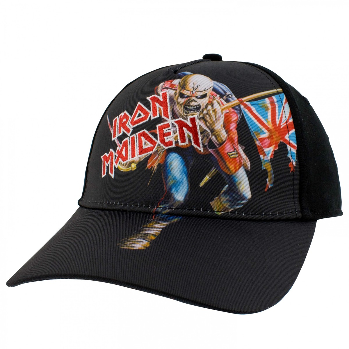 Iron Maiden The Trooper Flexible-Fit Hat Black | eBay