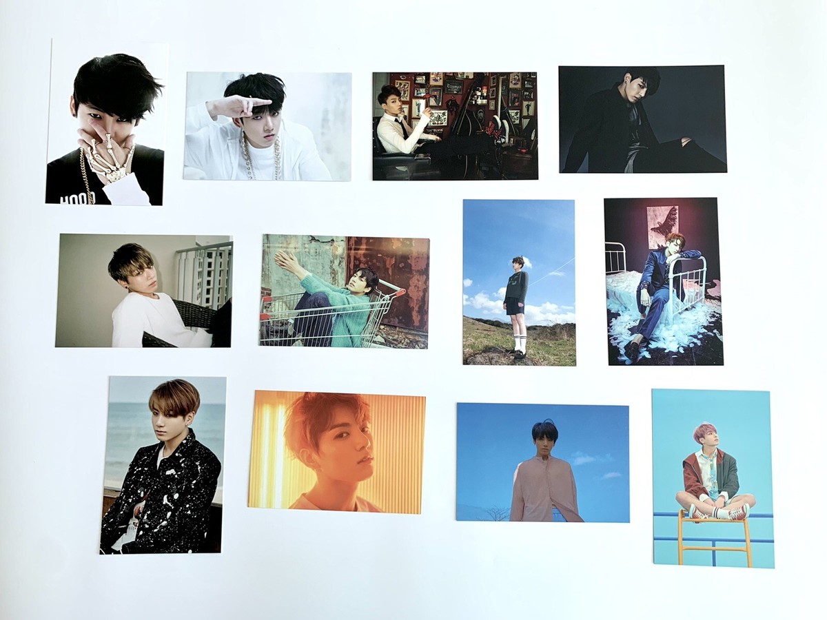 BTS Armypedia JUNGKOOK Postcard Complete 12 Full Set Offical Rare