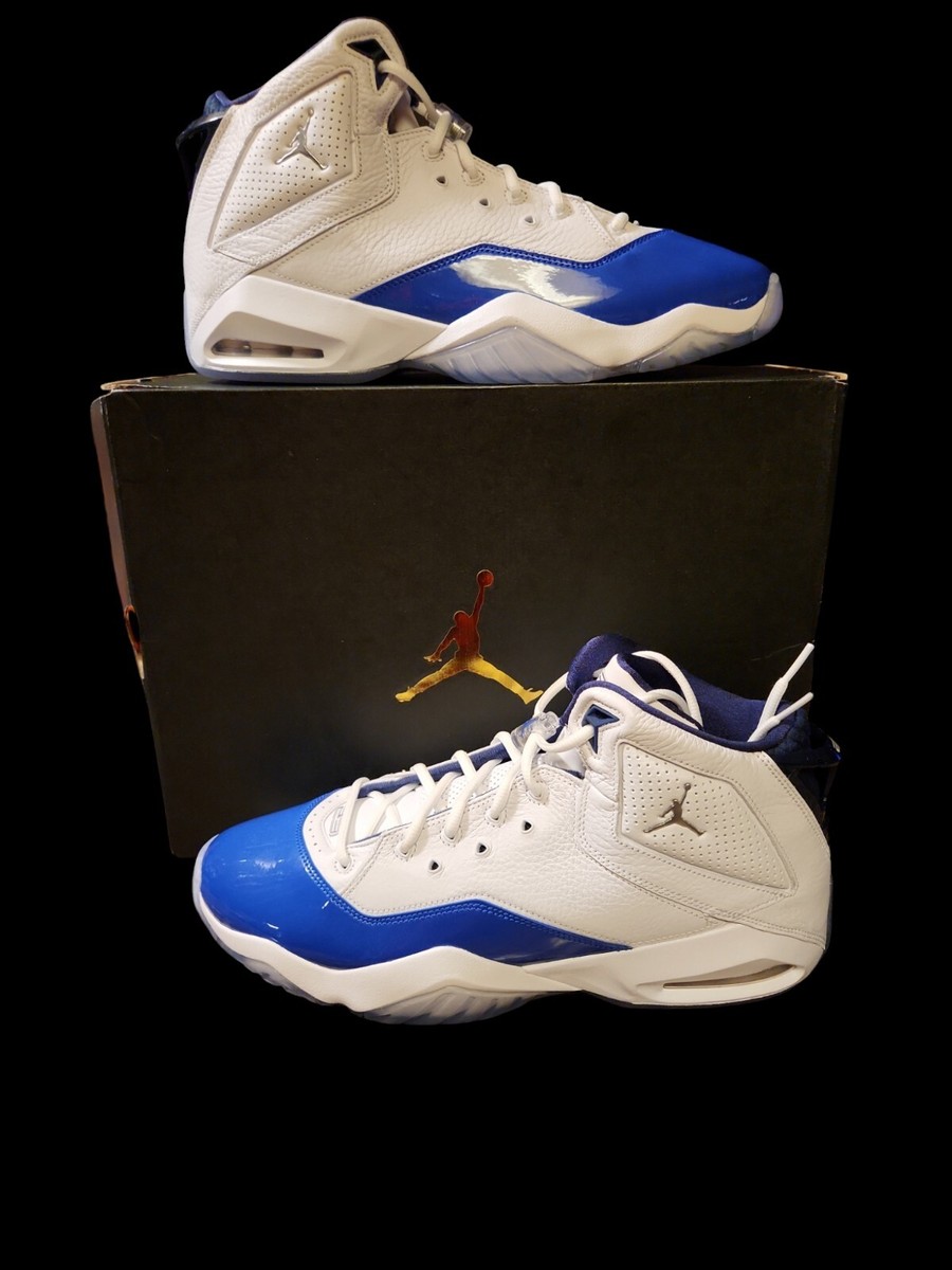 Jordan B Loyal Wht/Metallic Silver Size 13 Lace Locks NIB | eBay