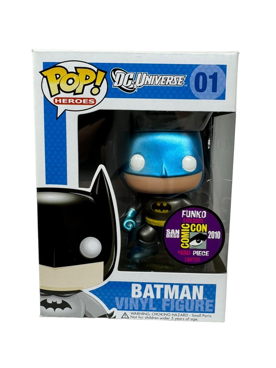 2010 Metallic Batman SDCC LE 240 (A061) Funko Force 2.0 Gemini