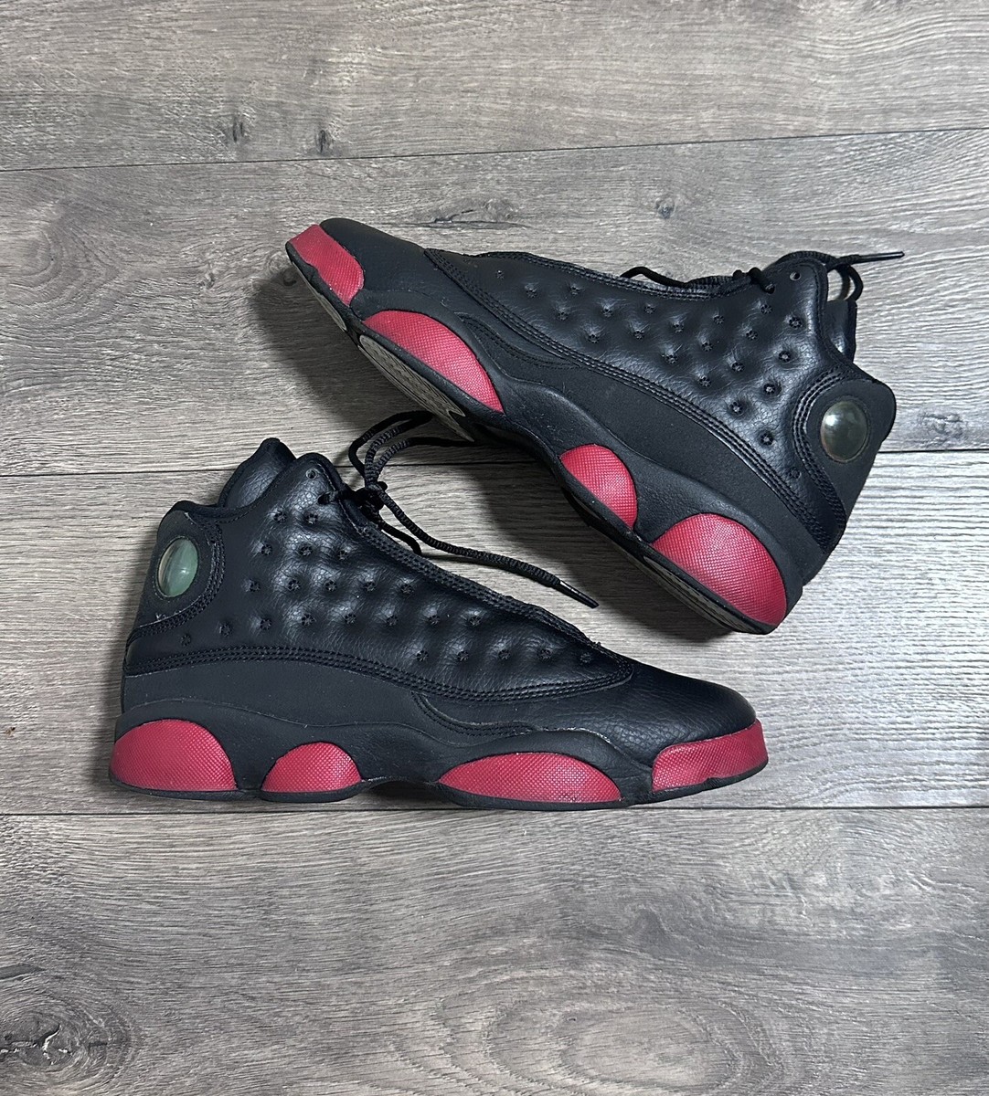 Nike Air Jordan Retro 13 Dirty Bred Red Black Cat Playoffs Size 7Y