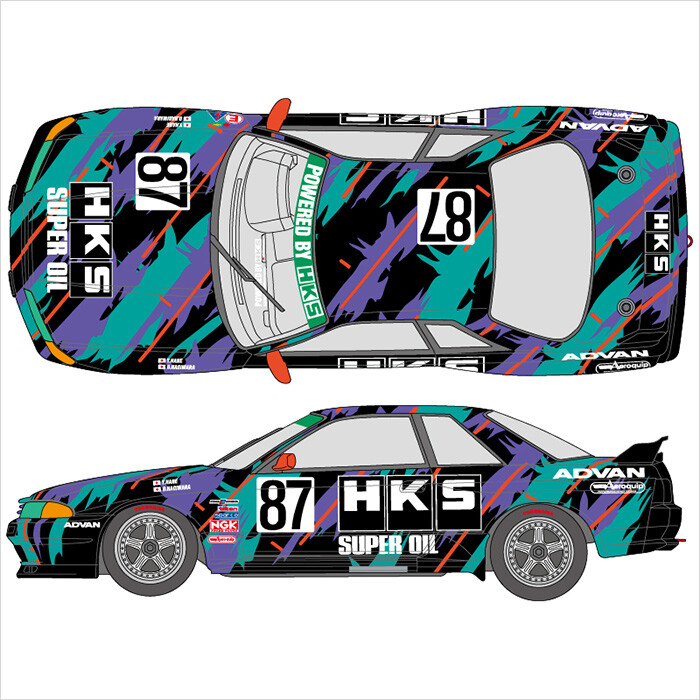 SHUNKO MODELS 1/12 Nissan GT-R R32 HKS Decal for Fujimi JP 10631