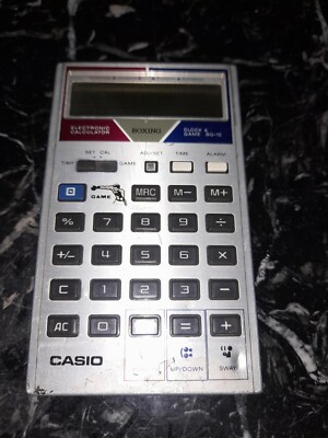 Casio BG-15 Boxing Game Calculator working ( Read Description