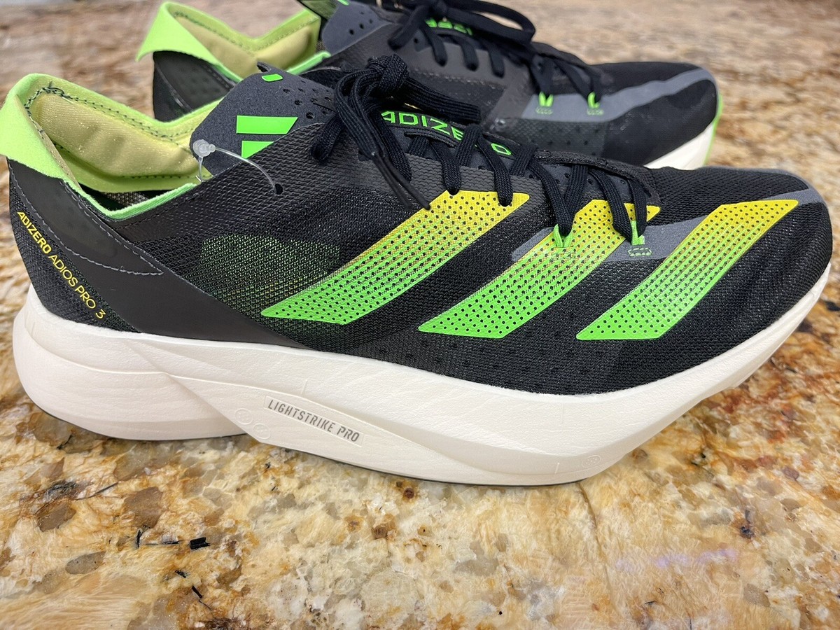 Adidas - Adizero Adios Pro 3 - Core Black/ Solar Green 2022