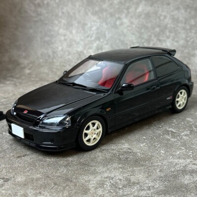 1:18 MOTORHELIX MH Honda Civic Type R EK9 diecast model car black
