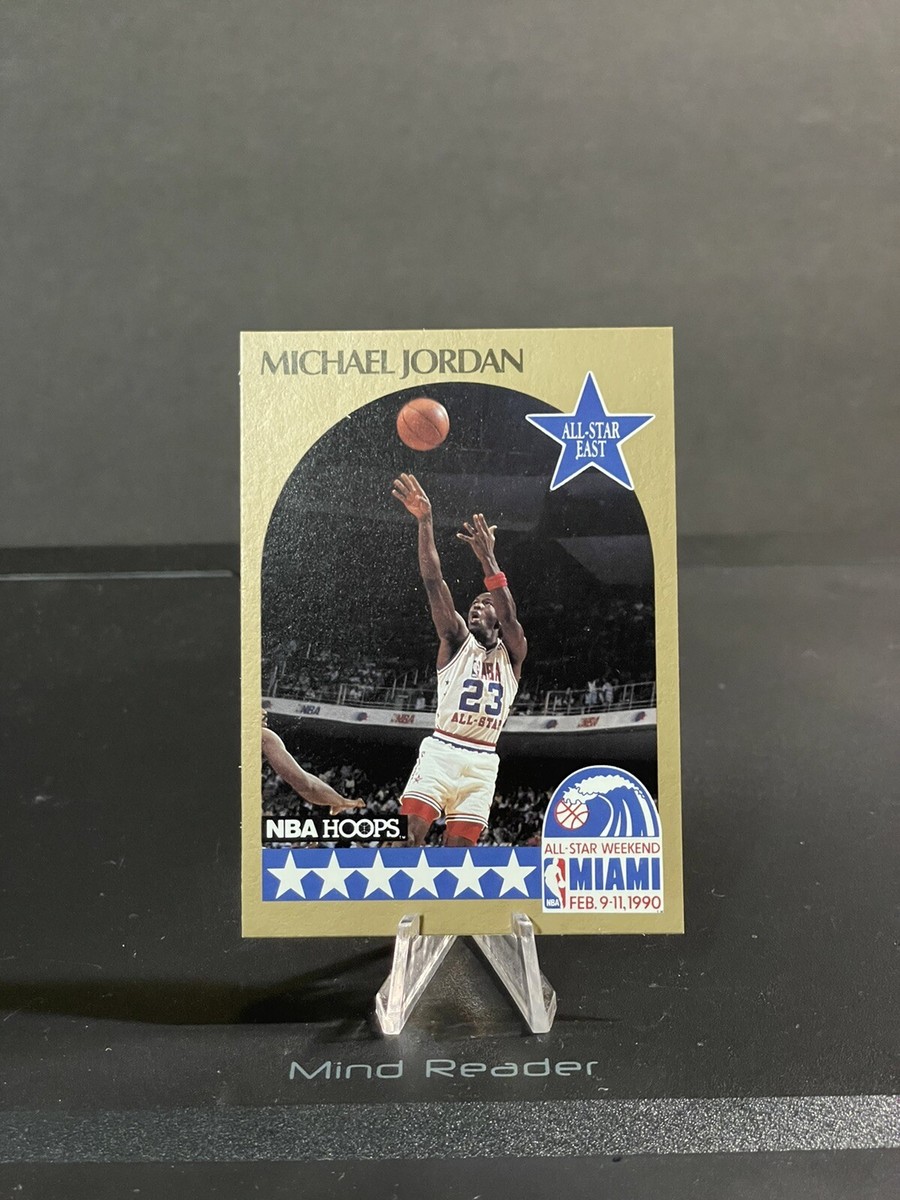 Michael Jordan 1990 HOOPS #5 Error Card He Won Slam Dunk In 87/88