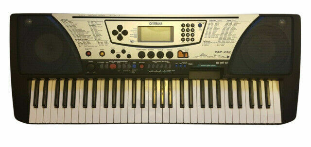 Yamaha Portatone PSR-340 61-Key Electronic Keyboard - Black for