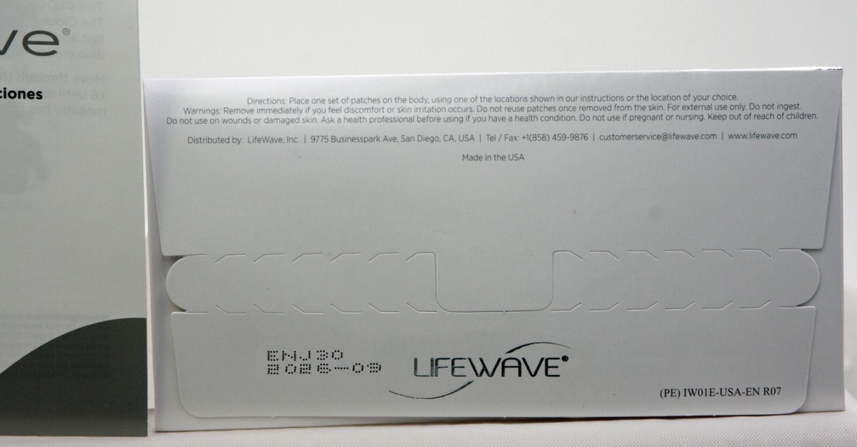 LifeWave IceWave, 30 Patches - Pain Relief Non-Drug - Exp. 8/2026