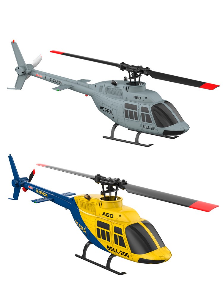 RC ERA A60 RC Helicopter BELL-206 4CH 6-Axis Gyro Brushless Remote