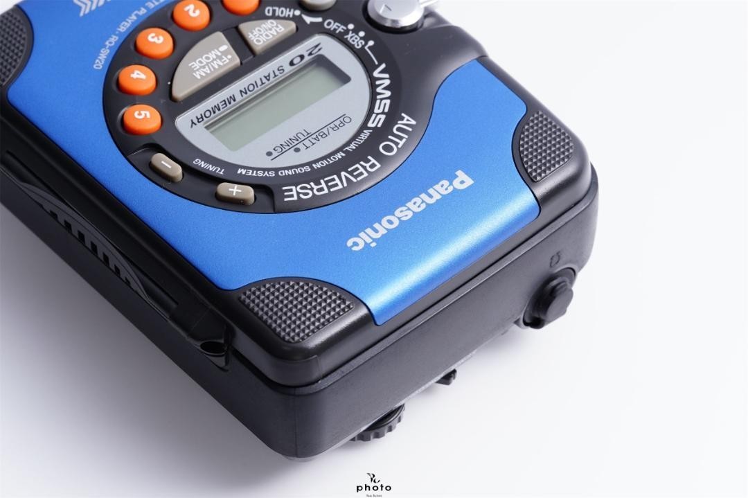 Panasonic RQ-SW20 Shockwave Cassette Tape Player Blue Tested Japan