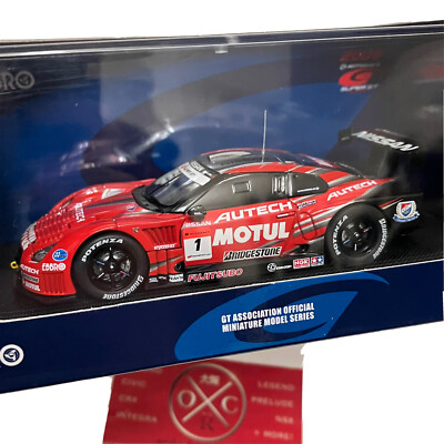 Rare EBBRO Motul Autech Nissan GT-R Super GT 500 1:43 JDM R35 2009