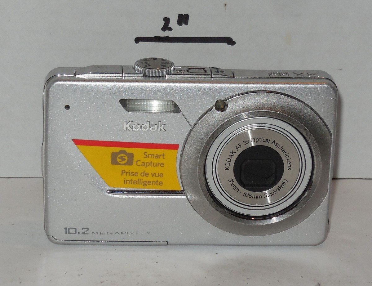 Kodak EasyShare M340 10.2MP Digital Camera - Silver Tested Works