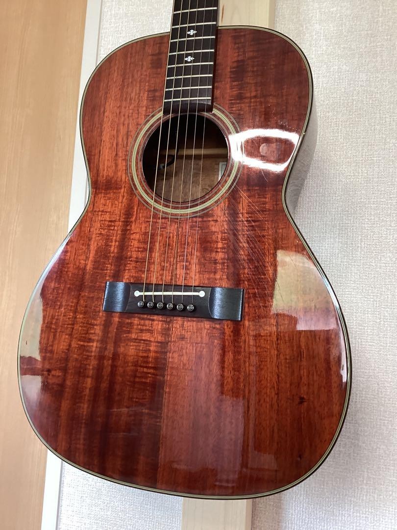 Takamine PT-406 Parlor Acoustic-Electric Guitar Hawaiian Koa Rare