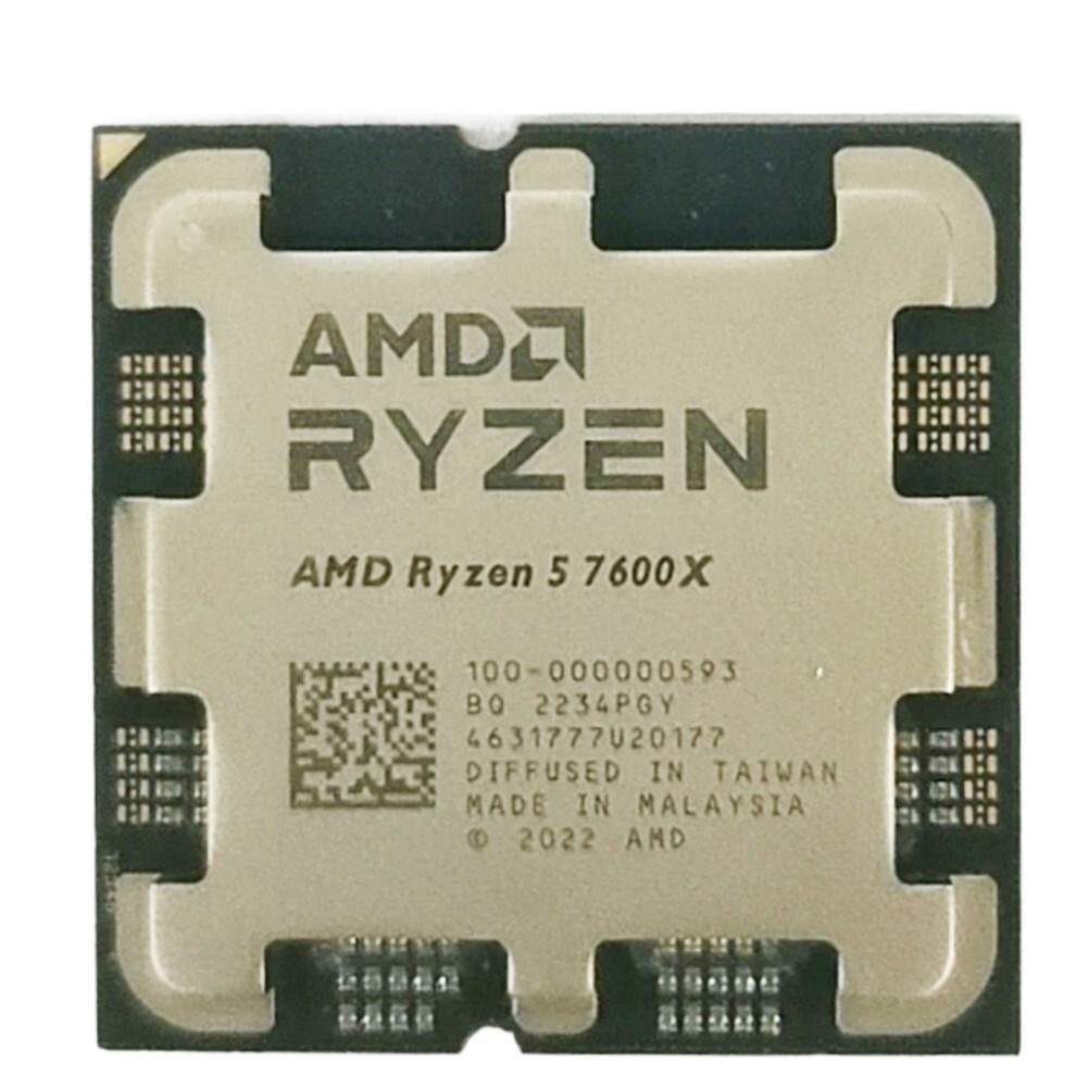 AMD Ryzen 5 7600X R5 7600X AM5 CPU Processor 4.7 GHz 6-Core 12
