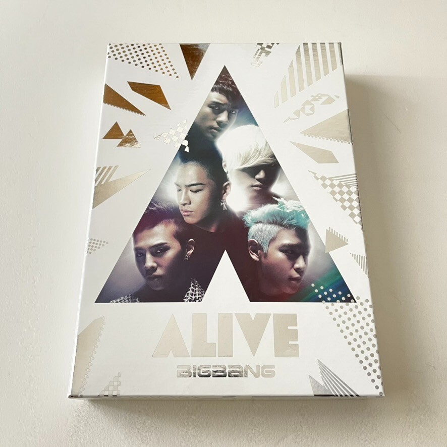 BIGBANG ALIVE CD + 2DVD + 58P PHOTO BOOK Limited Edition USED