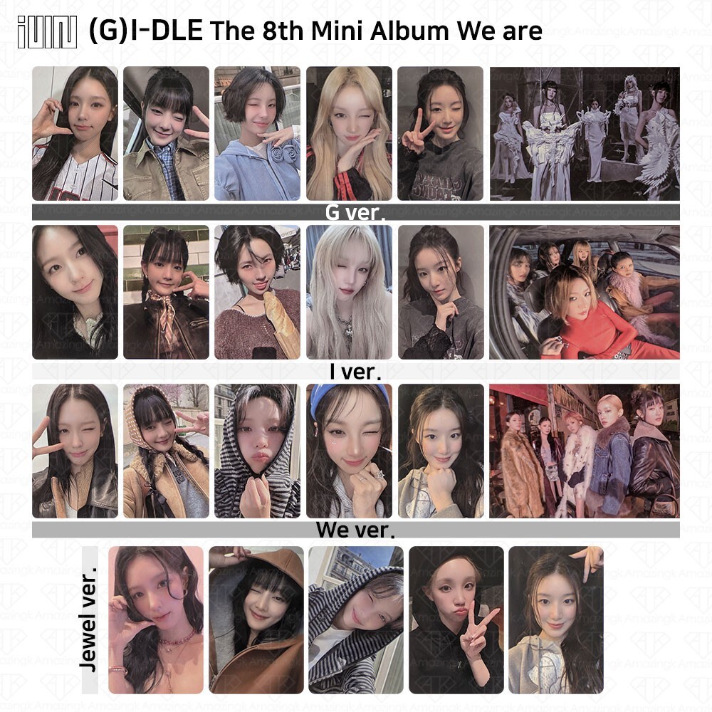 G)I-DLE IDLE The 8th Mini Album We are Photobook Jewel ver