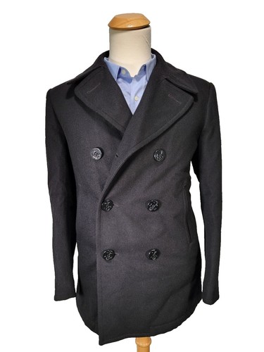 AUTHENTIC TATRAS Hooded coat KEVIN JAMES MORLEY Navy wool Nylon | eBay