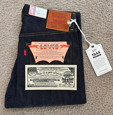 Levi's Vintage Clothing 1944 501 Jeans Size 30x34 Made in Japan
