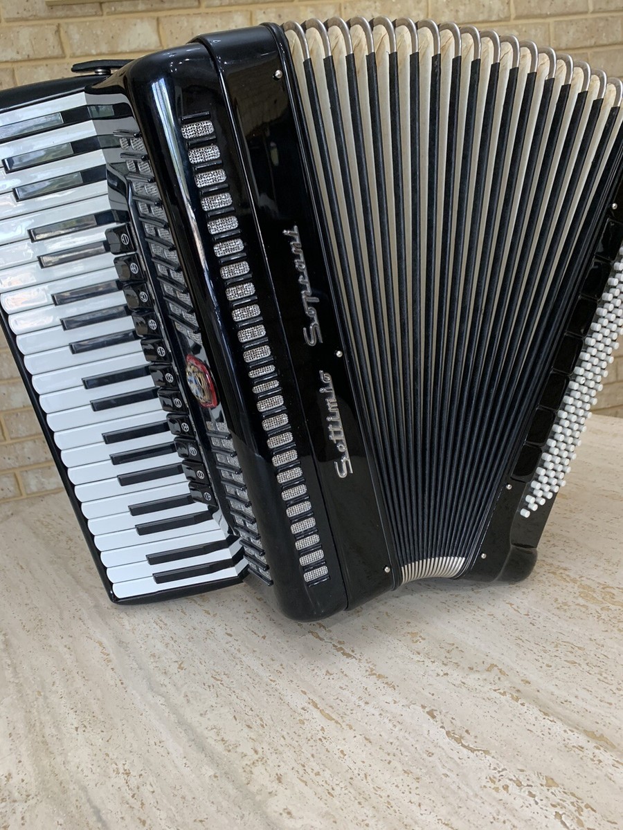 Genuine SETTIMIO SOPRANI PIANO ACCORDION made in Italy 120 bass