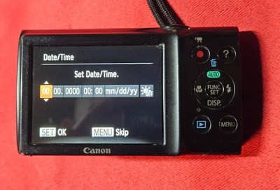 Canon Powershot A2300 IS HD Digital Camera PC1732 Silver, No