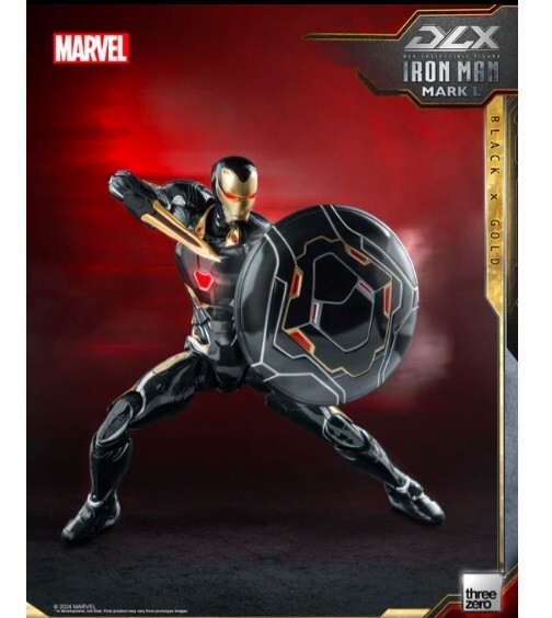 Threezero DLX IRON MAN MARK 50 L BLACK & GOLD VER. Ironman Action