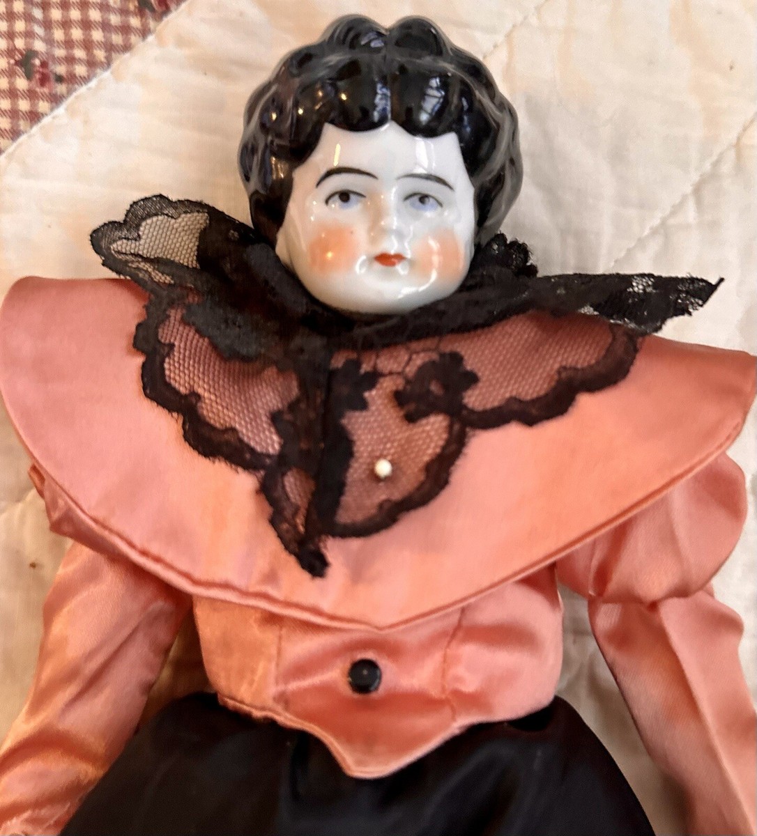 1890 China Head Doll With Orig Body 14” And Great Outfit | eBay