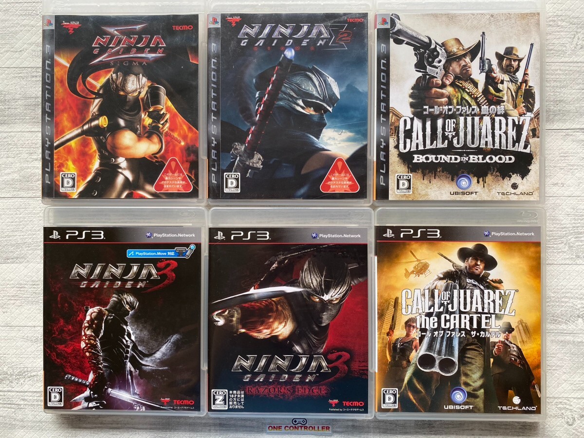 SONY PS3 Ninja Gaiden Σ Sigma 1 2 3 & Razor's Edge & Call of