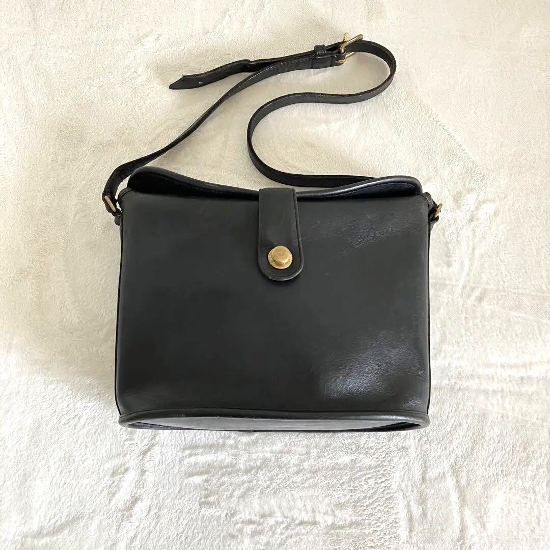 Extremely Rare 70s Made In USA Old Coach 048-7032(9853) Shoulder