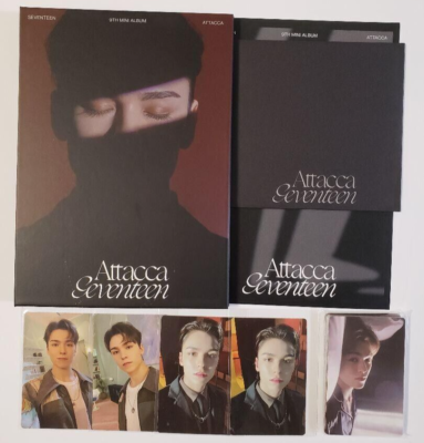 SEVENTEEN VERNON Attacca Carat ver. CD Binder Lyric book Photocard