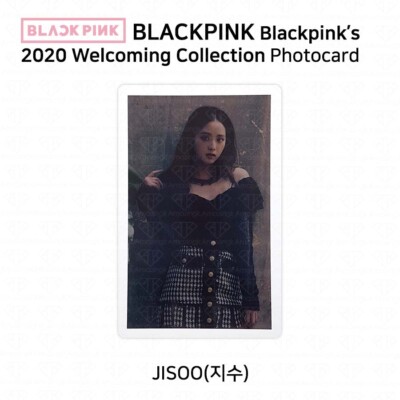BLACK PINK's 2020 Welcoming Collection Photocard Black Red Version