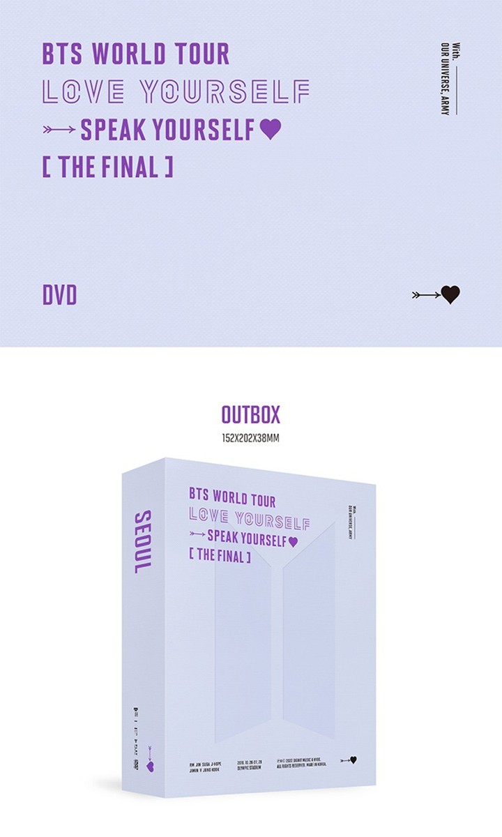BTS WORLD TOUR LOVE YOURSELF:SPEAK YOURSELF [THE FINAL] DVD/3DISC+