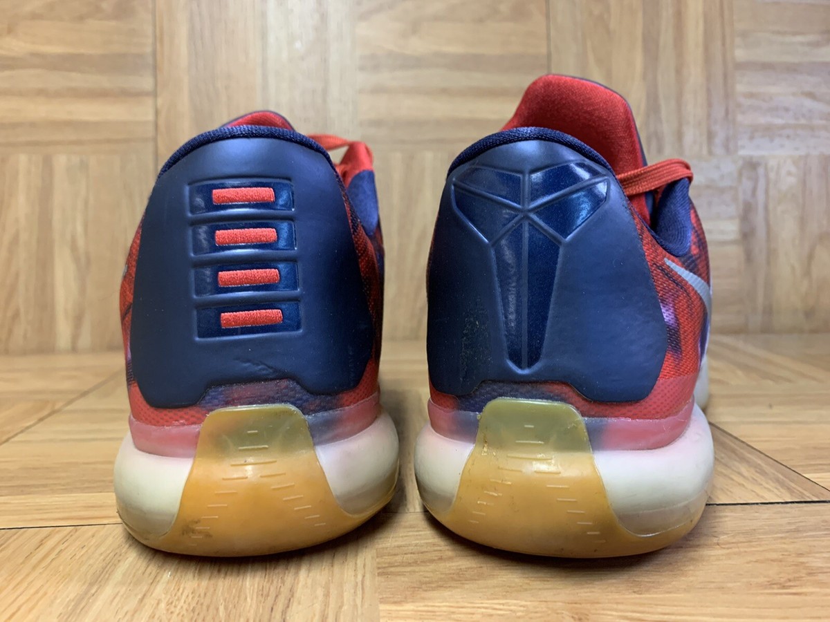 RARE🔥 Nike Kobe X 10 Independence Day 4th July USA Size 9 705317
