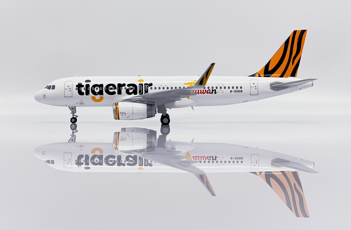 Tigerair Taiwan A320 Reg: B-50018 Scale 1:200 JC Wings Diecast