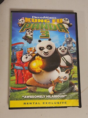 Kung Fu Panda 3 (DVD, 2016) Jack Black, Angelina Jolie, Jackie