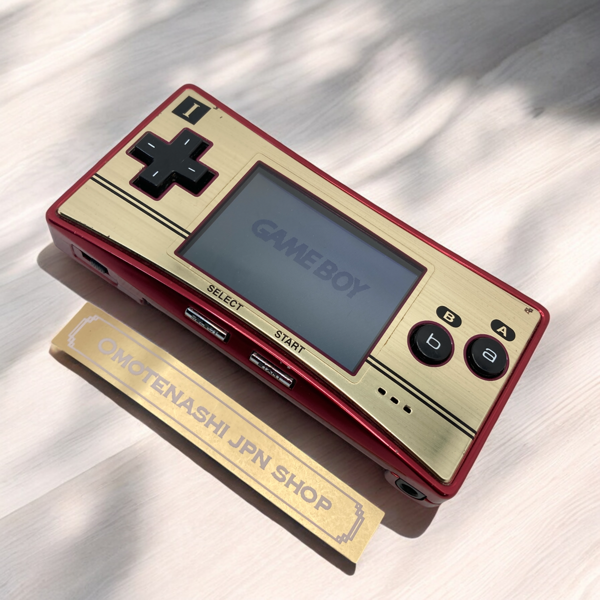 Nintendo Game Boy Micro Console Famicom Version HAPPY MARIO 20th