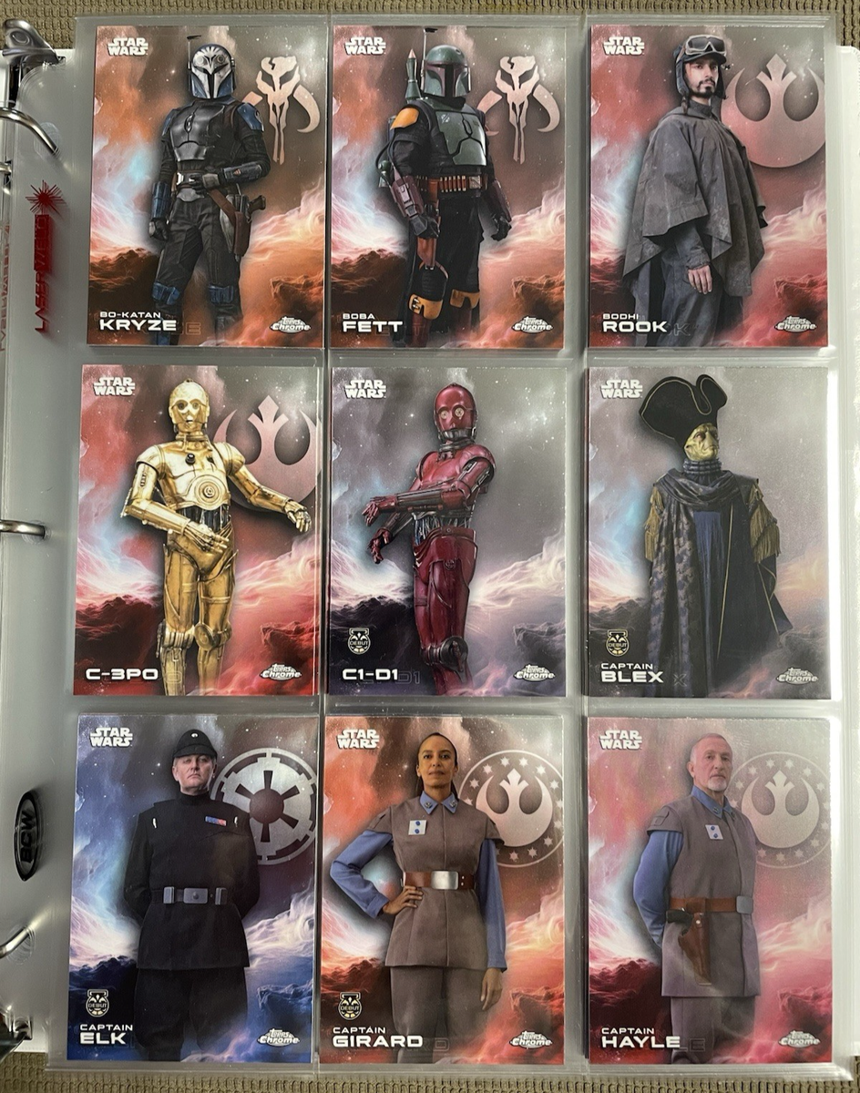 25枚コンプリート】Star Wars 50周年記念カード topps 25枚