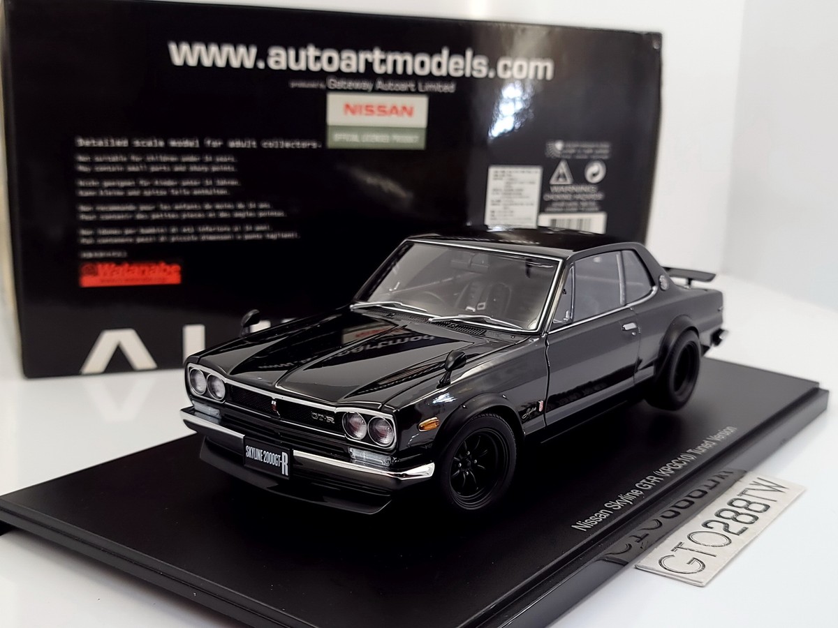 AUTOart 1:18 scale Nissan Skyline 2000 GT-R (KPGC10) Tuned Version