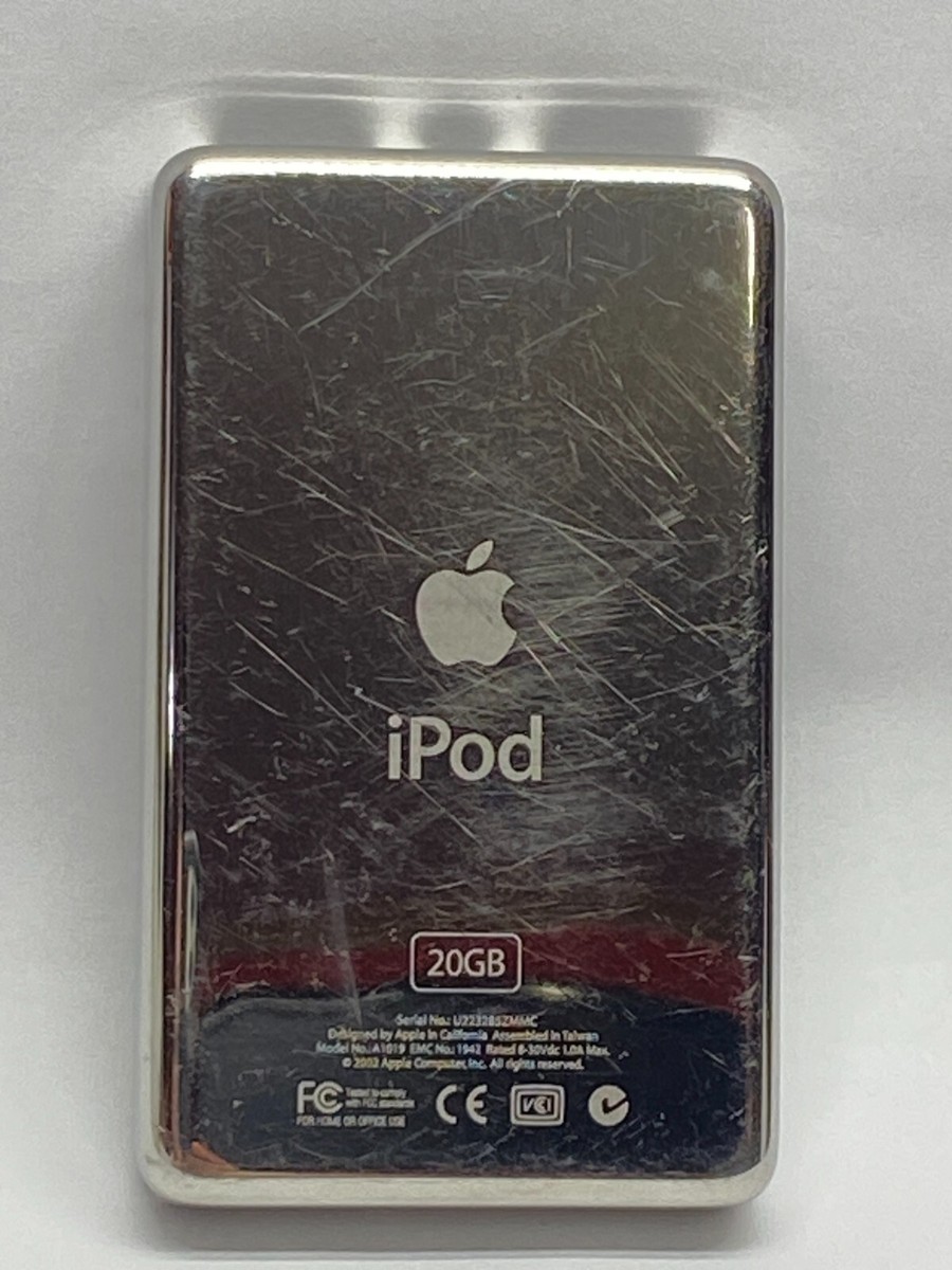 Original Back Panel Rear Cover Plate for Apple iPod Classic 2nd