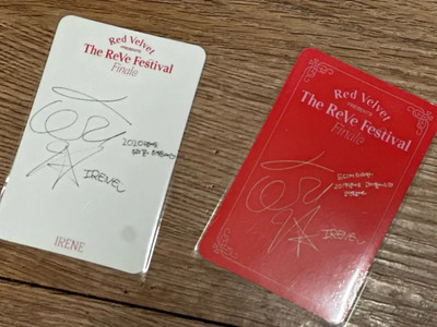 redvelvet Irene Psycho sells photo cards. | eBay