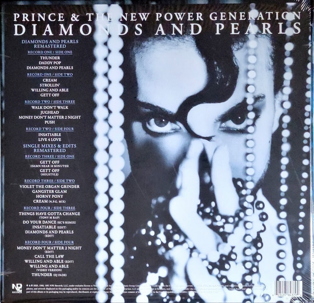 PRINCE - DIAMONDS AND PEARLS - VINYL 4-LP BOXED SET REMASTERED