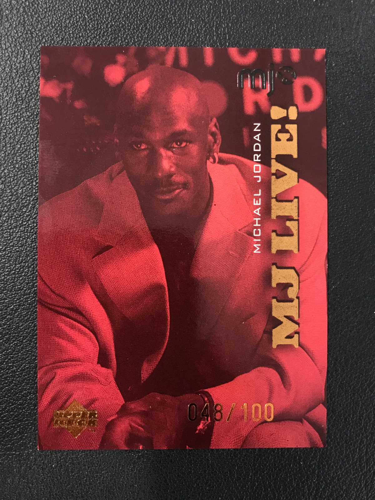 Michael Jordan 1998 Upper Deck MJx #1 Live /100 Price Guide