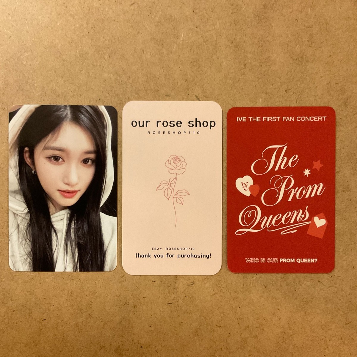 IVE The Prom Queens Official DVD Photocard | eBay