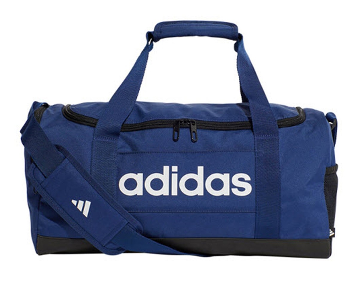 Adidas Unisex Linear Small Duffel Bags Navy Cross Fashion GYM